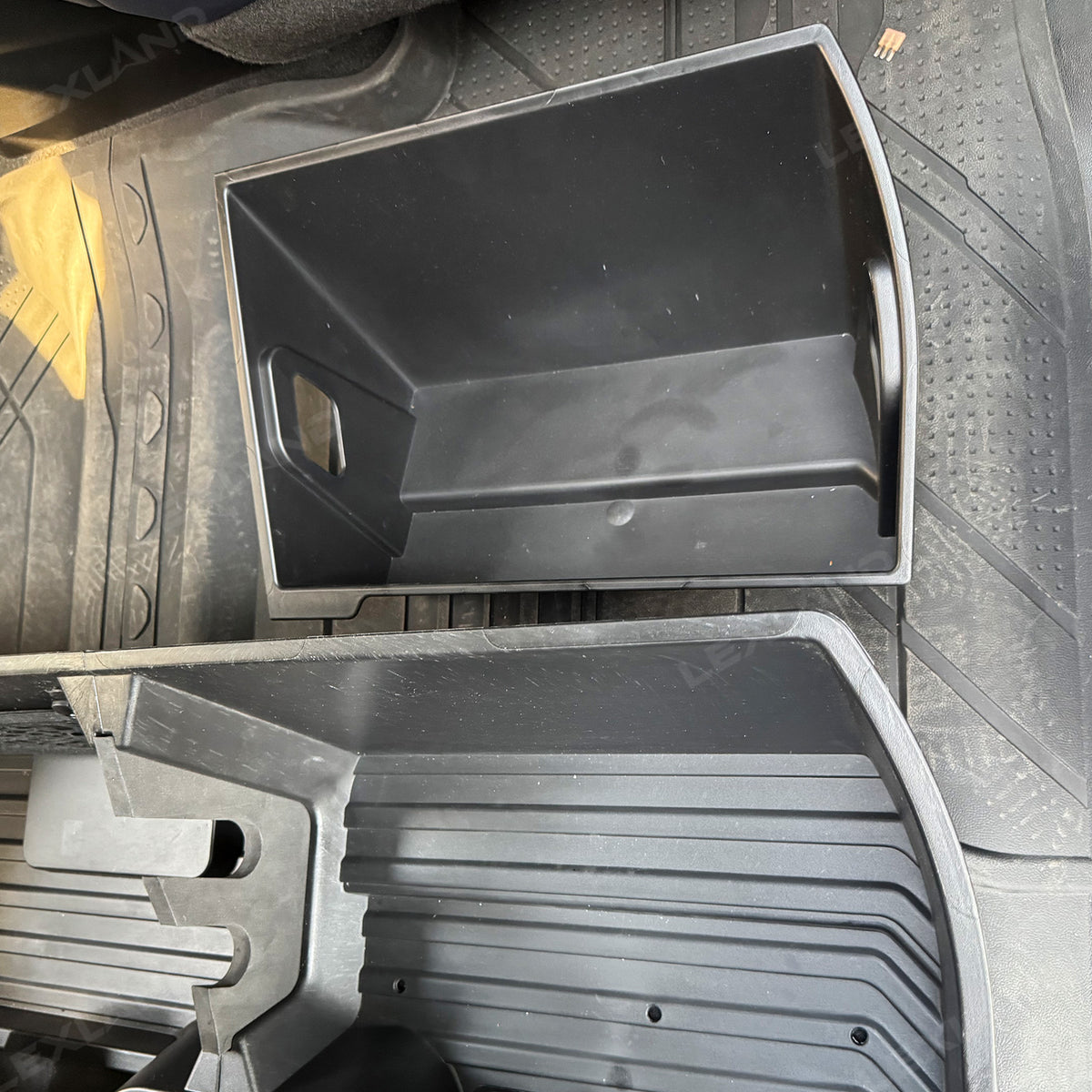 Silverado 1500/2500/3500HD Under Seat Organizer Tray ABS Rear Seat Storage Box