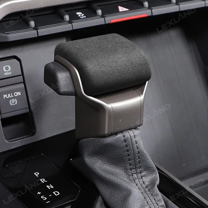 Tacoma Gear Shift Knob Cover Suede Shifter Gear Hand Brake Decorative & Protective Trim for Toyota