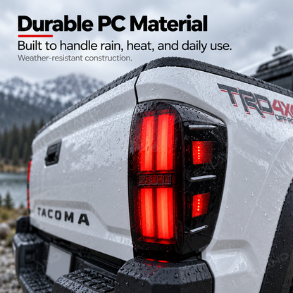 Tacoma 3rd Gen Tail Lights LED Form Lighting Rear Lamps Assembly for Toyota