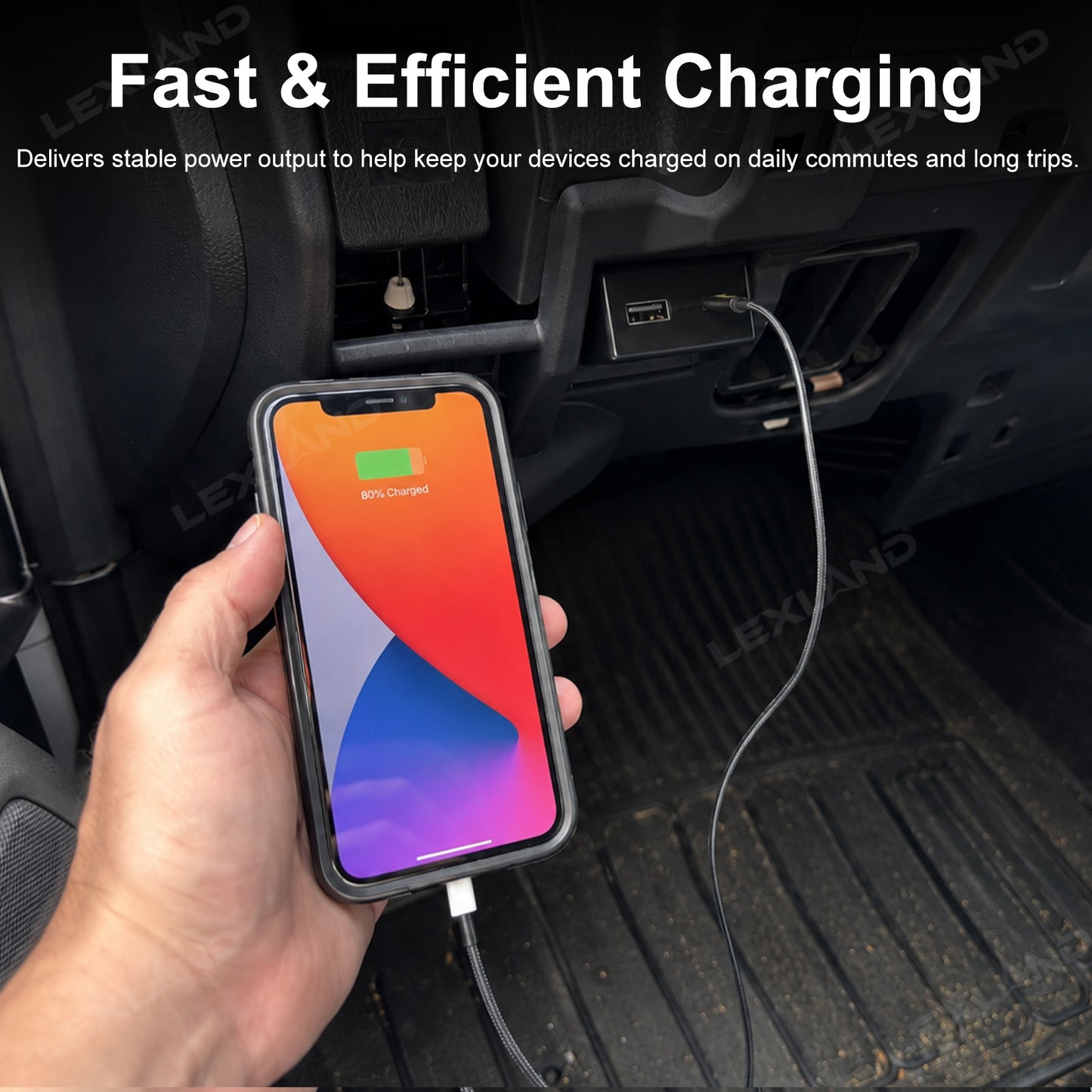 Tacoma /4Runner OBD Hub Adapter 48W USB-A & USB-C Dual Port Fast Charger for Toyota
