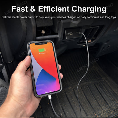 Tacoma /4Runner OBD Hub Adapter 48W USB-A & USB-C Dual Port Fast Charger for Toyota