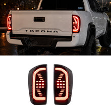 Tacoma 3rd Gen LED Tail Lights Smoked Sequential Rear Lights Assembly for Toyota
