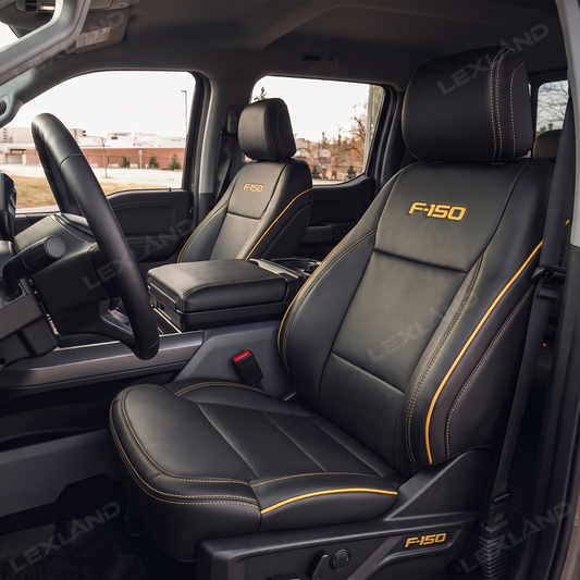 F-150 Crew Cab XL/XLT Seat Covers Custom-Fit Seat Protector Interior Seat Upgrade