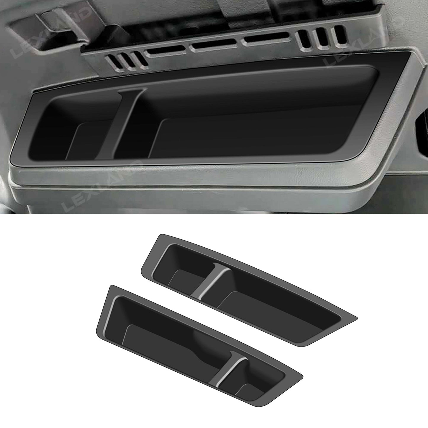 4Runner Rear Trunk Cup Pad Insert Silicone Drink Holder Pad Cup Mat 2PCS for Toyota