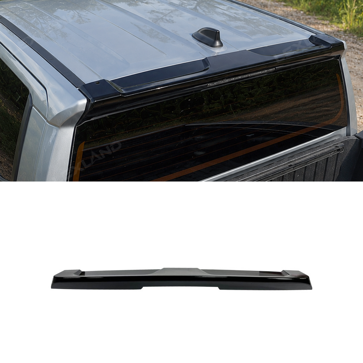 Tacoma Rear Roof Truck Spoiler Wing Rear Truck Splitter for Toyota