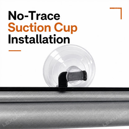 Tacoma Retractable Windshield Sun Shade Easy Pull Heat Blocking & UV Protection Interior Sunshade 2.0