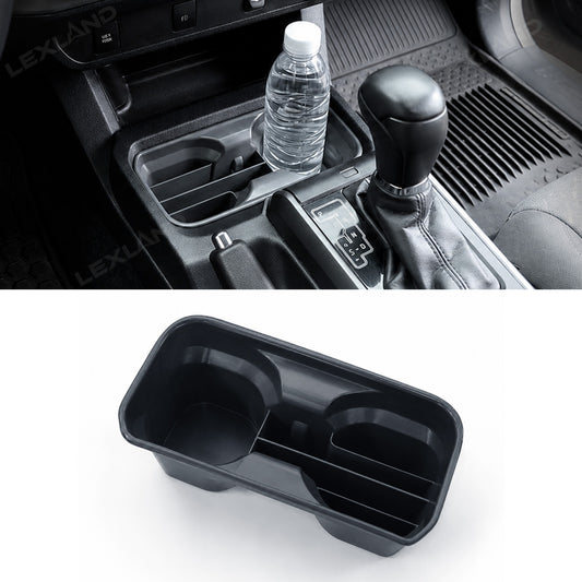 Tacoma Center Console Cup Holder Insert ABS Drink Organizer Water Bottle Storage Box for Toyota