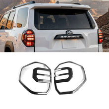 4Runner Tail Light Cover Trim ABS Carbon Fiber Style Rear Taillight Covers Decorative Overlay for Toyota