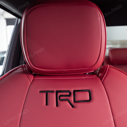 Tacoma /4Runner Seat Covers Full Coverage Embossed Seat Protector with TRD Letter Style for Toyota