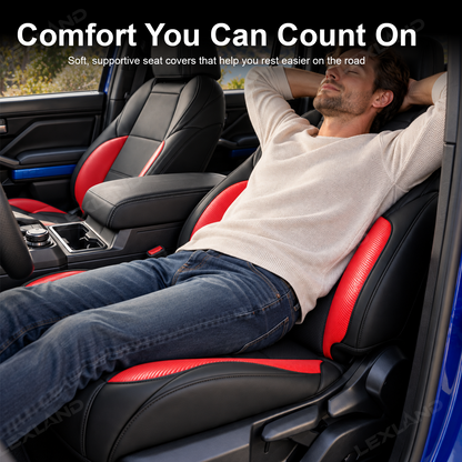 Tacoma /4Runner Seat Covers Carbon Fiber Style Seat Protector Interior Trim Upgrade for Toyota