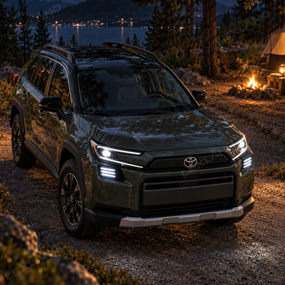 Rav4 Woodland Front head LED Lights Daytime Running Lights DRL Fog Light for Toyota