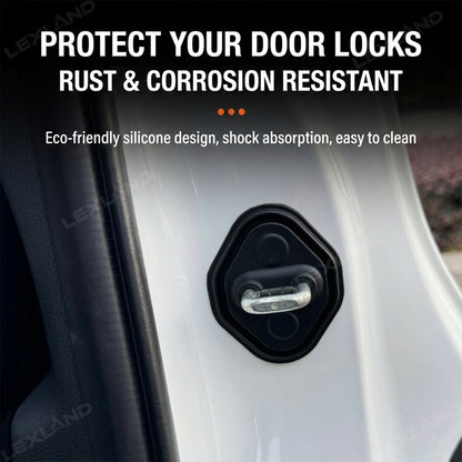 Tacoma/ 4Runner/ Land Cruiser Door Lock Cover Silicone Door Latch Cover Protector for Toyota