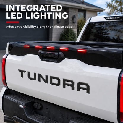 Tundra LED Tailgate Protector Tailgate Cap Rear Tailgate Guard Marker Lights for Toyota