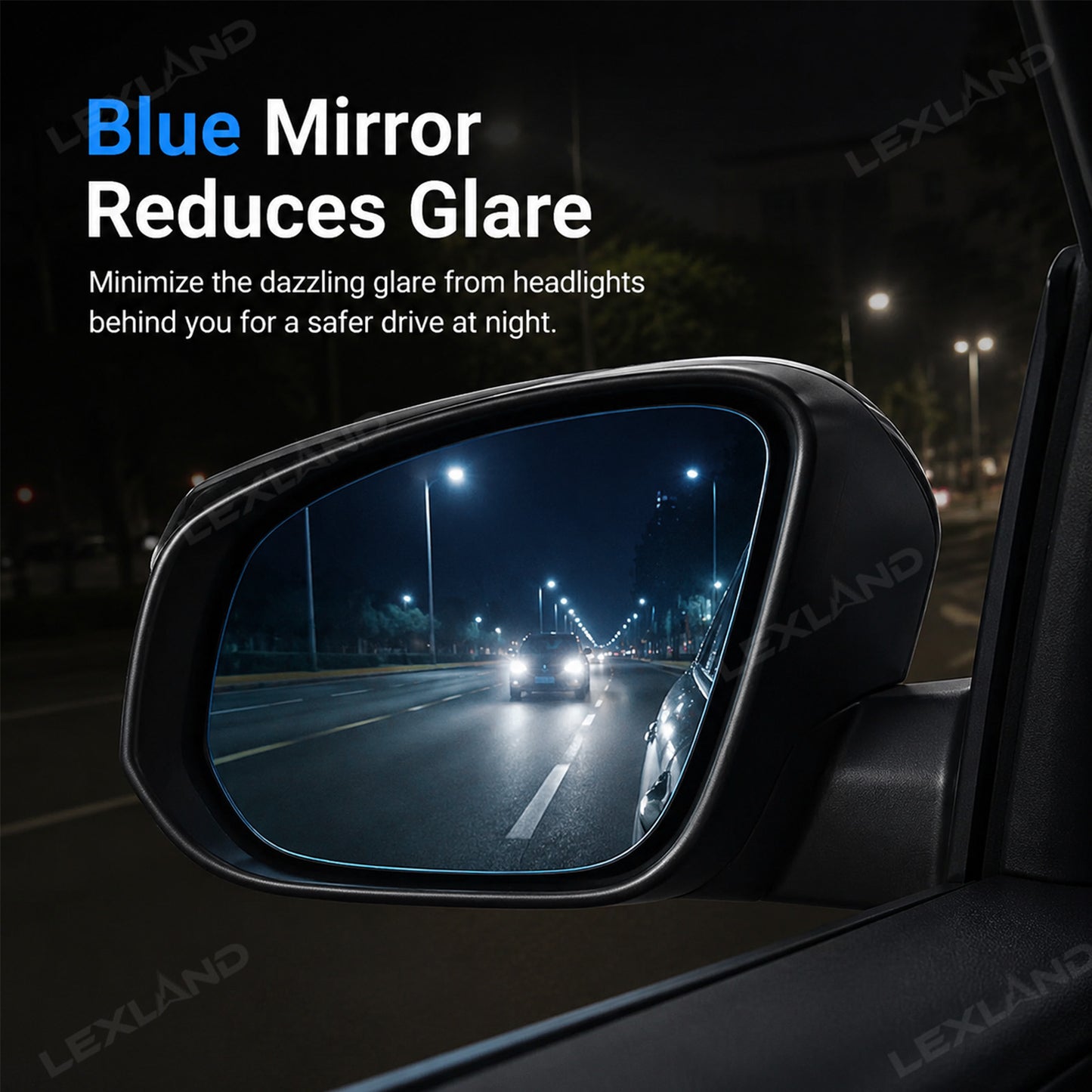 Tacoma/4Runner Wide View Side Mirrors with Blind Spot Detection Heated Rearview Mirror Glass Replacement Kit