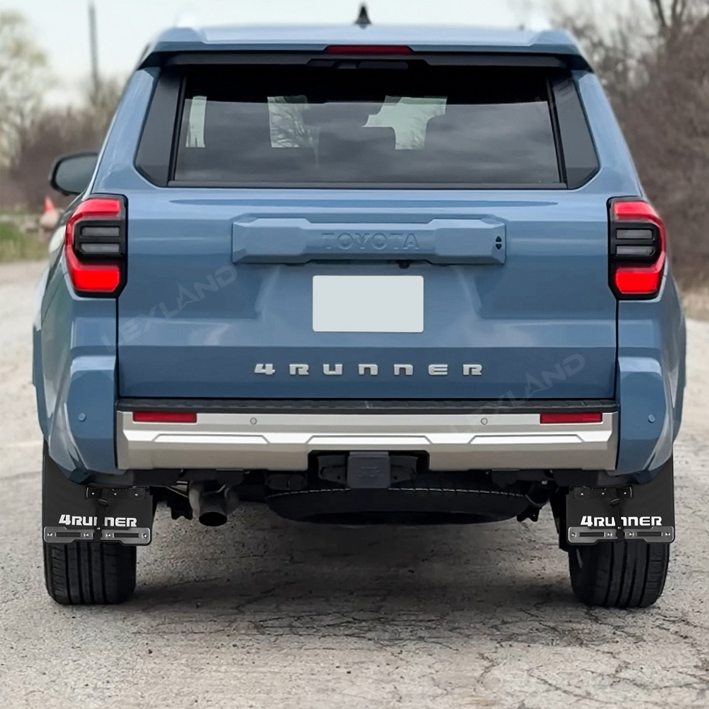 4Runner Mud Flaps No-Drill Splash Guards Front & Rear Fender Mudguards for Toyota