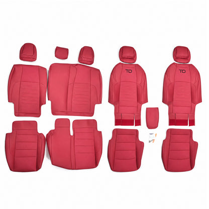 Tacoma /4Runner Seat Covers Embossed Seat Protector with TRD Style for Toyota