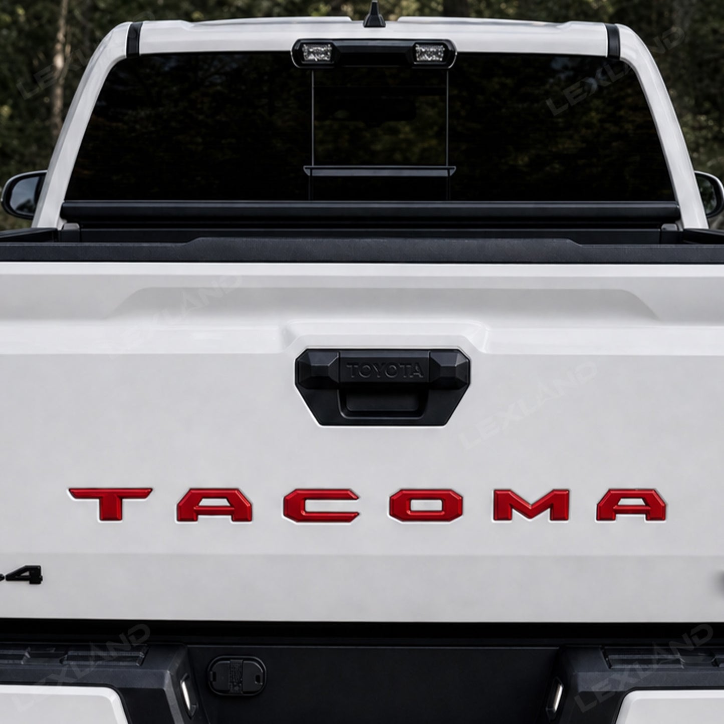 Tacoma 3D Tailgate Letters ABS Tailgate Insert Rear Emblems Decals for Toyota