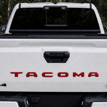 Tacoma 3D Tailgate Letters ABS Tailgate Insert Rear Emblems Decals for Toyota