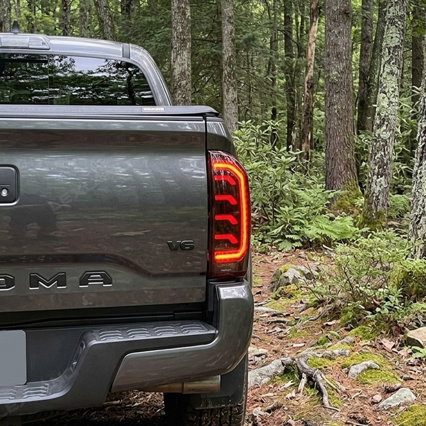 Tacoma LED Tail Lights Smoked Dynamic Form Lighting Sequential Rear Lamps Assembly for Toyota