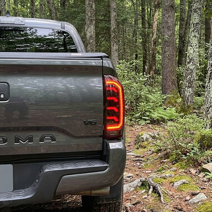 Tacoma LED Tail Lights Smoked Dynamic Form Lighting Sequential Rear Lamps Assembly for Toyota
