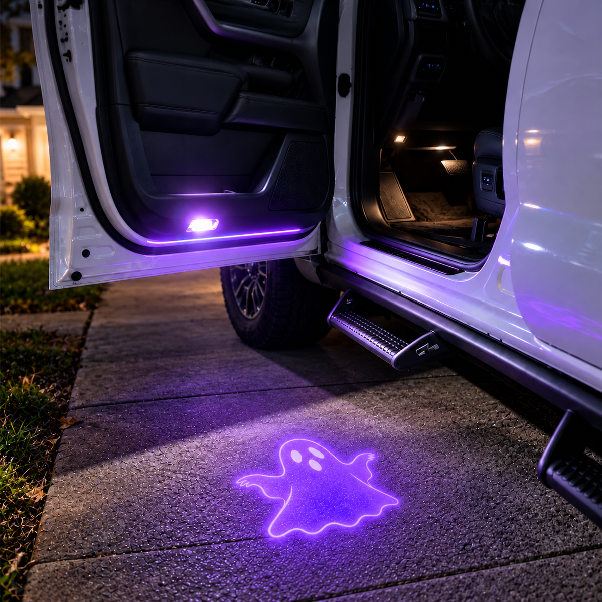 Tacoma/4Runner Halloween Ghost Door Puddle Lights LED Front Door Projector Lights 2PCS