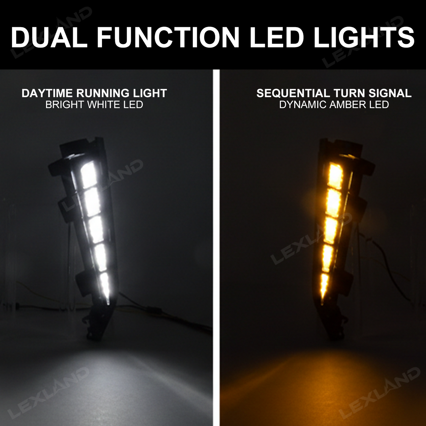 Tacoma Fender Marker Lights Dual-Color LED Lights for Toyota