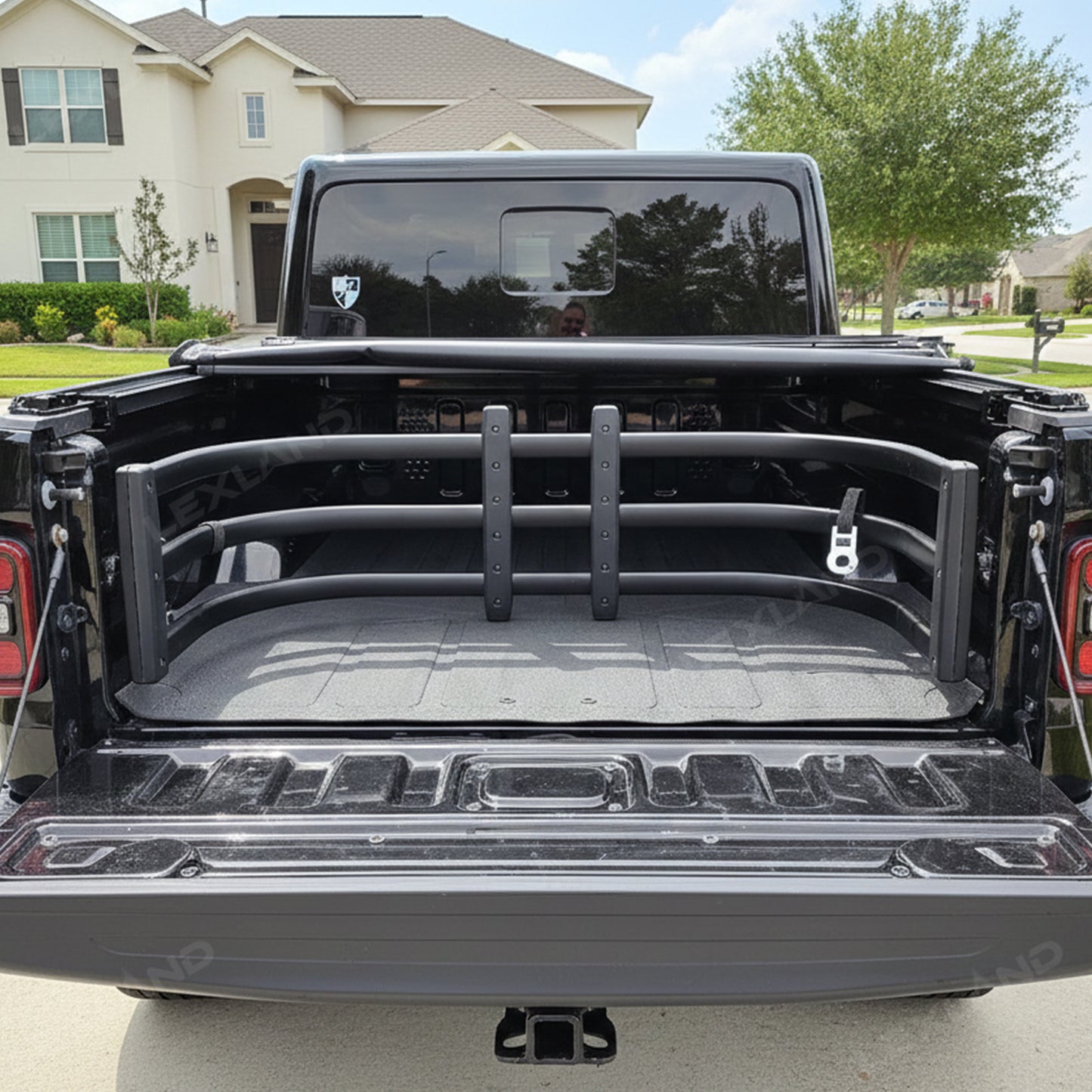 Tacoma Trunk Bed Extender Aluminum Alloy Tailgate Extender Cargo Extender Support for Toyota