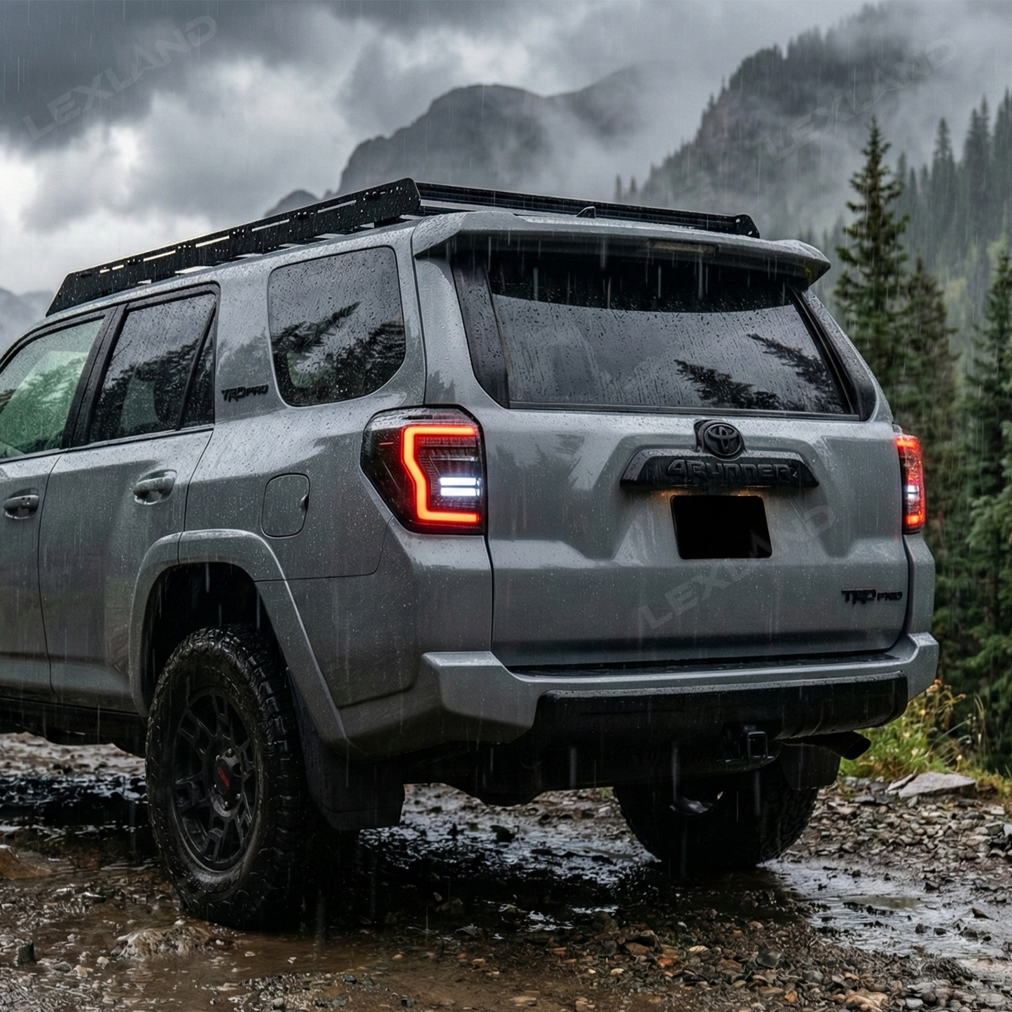 4Runner 5th Gen LED Tail Lights Sequential Taillights Rear Lamps Assembly for Toyota