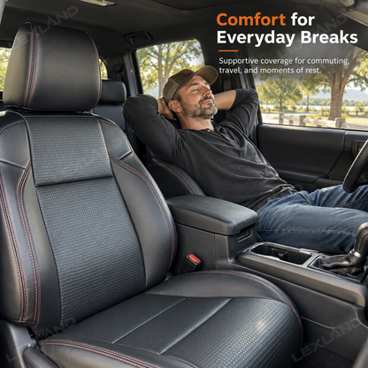 Tacoma Seat Covers OEM-Style Fit Seat Protector Interior Seat Upholstery Upgrade for Toyota