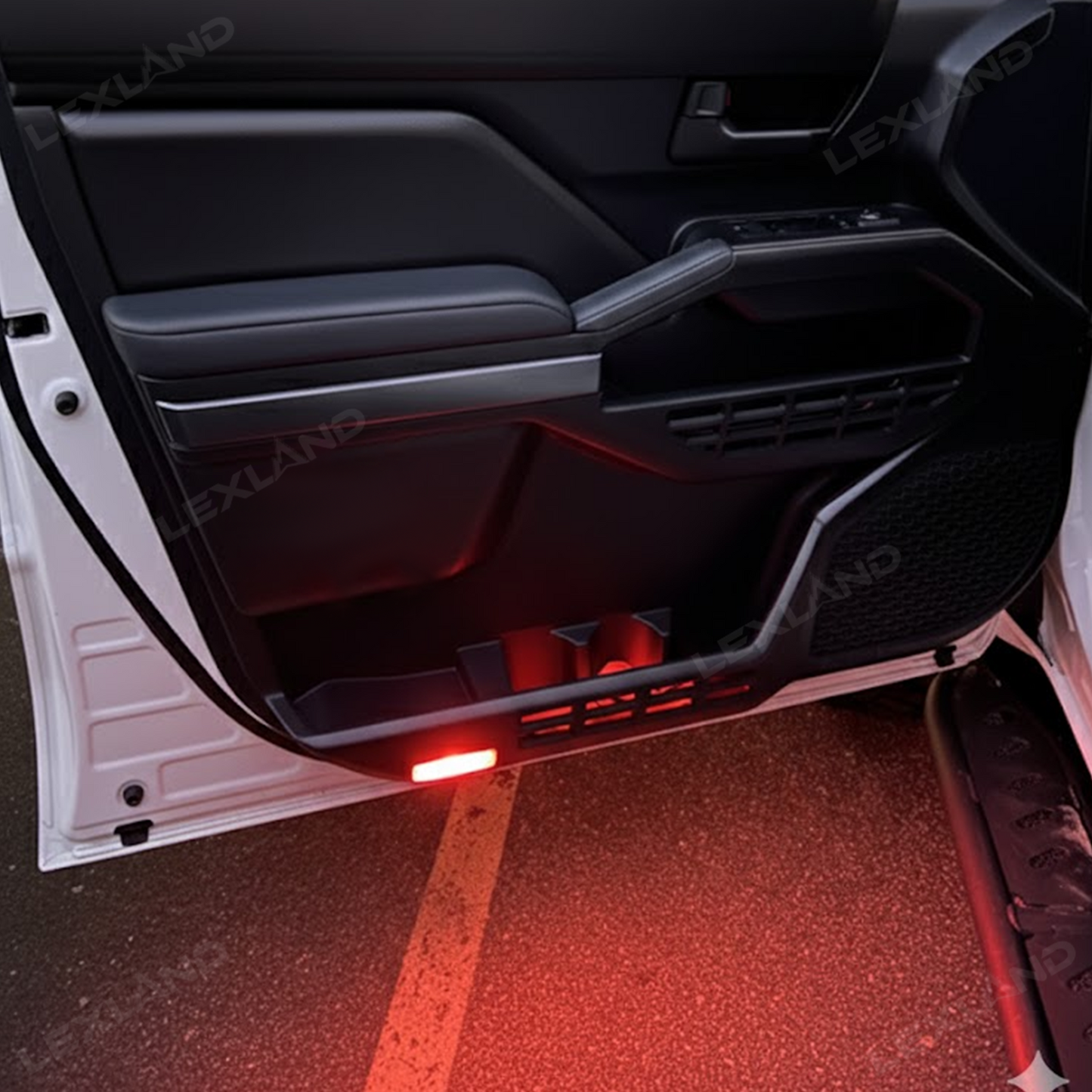 Tacoma Puddle Lights LED Courtesy Lights Dual-Color Door Welcome Lights for Toyota