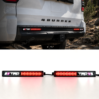 4Runner LED Rear Bumper Reflector Lights Rear Fog Lights No Drilling Installation
