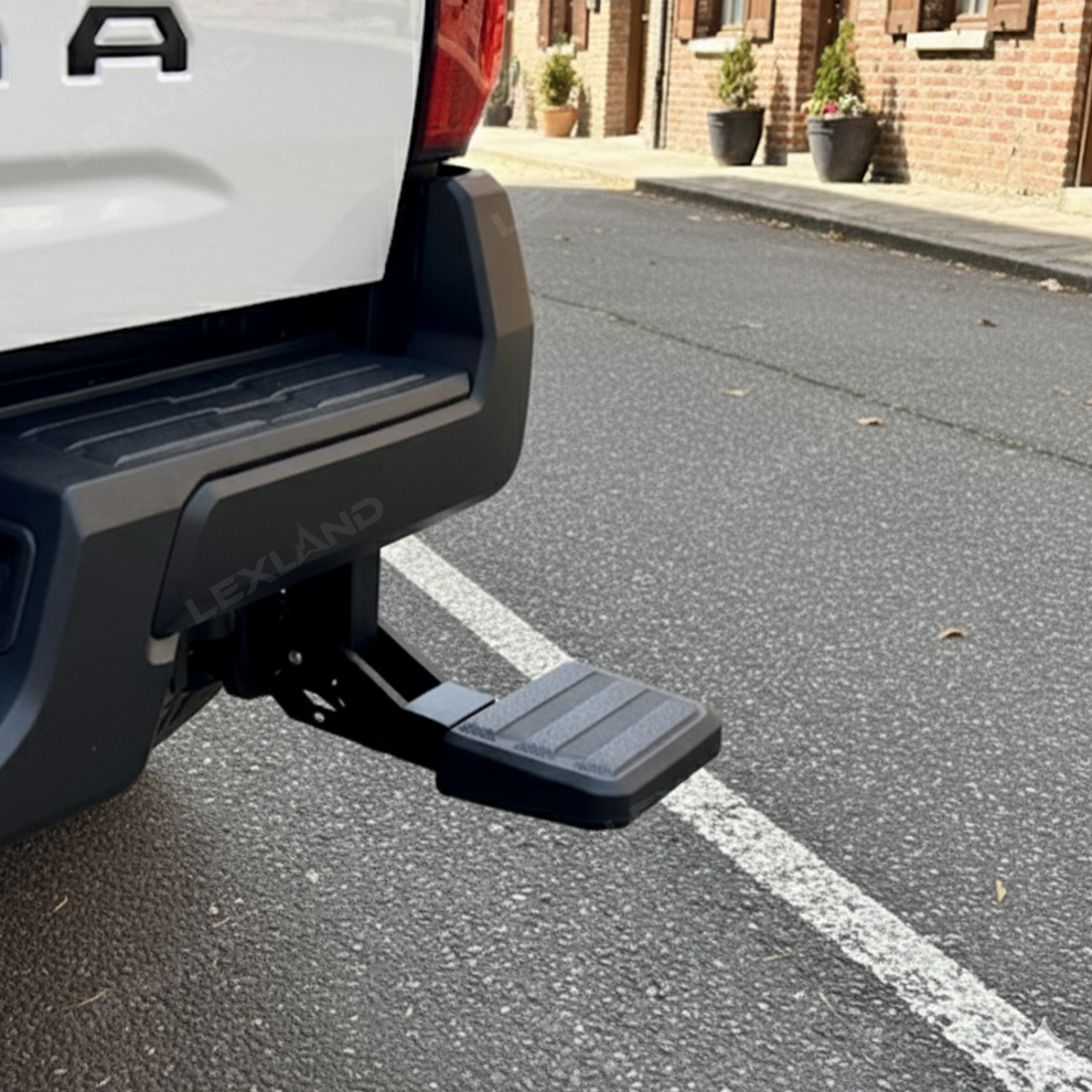 Tacoma Rear Bed Step Retractable Aluminum Truck Tailgate Step for Toyo ...