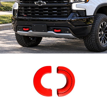 Silverado 1500 Front Tow Hook Covers Silicone Tow Hook Caps Protectors for Chevrolet