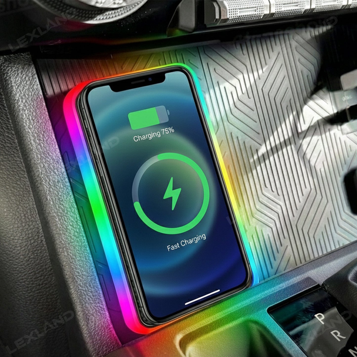 4Runner/Tacoma Magnetic Wireless Charger with Ambient Light 15W Phone Charging Pad 2.0