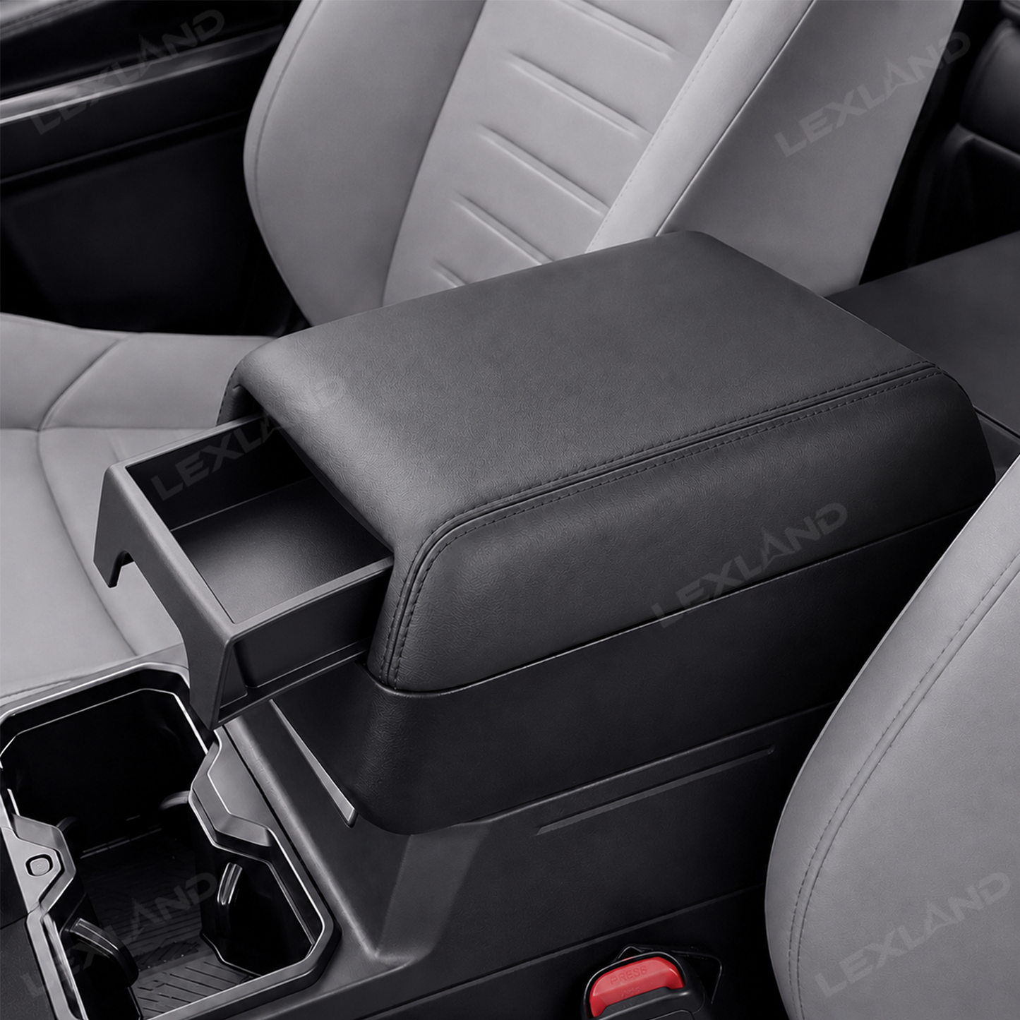 Tacoma/4Runner Armrest Pad Center Console Armrest Cover Riser with Hidden Storage Drawer