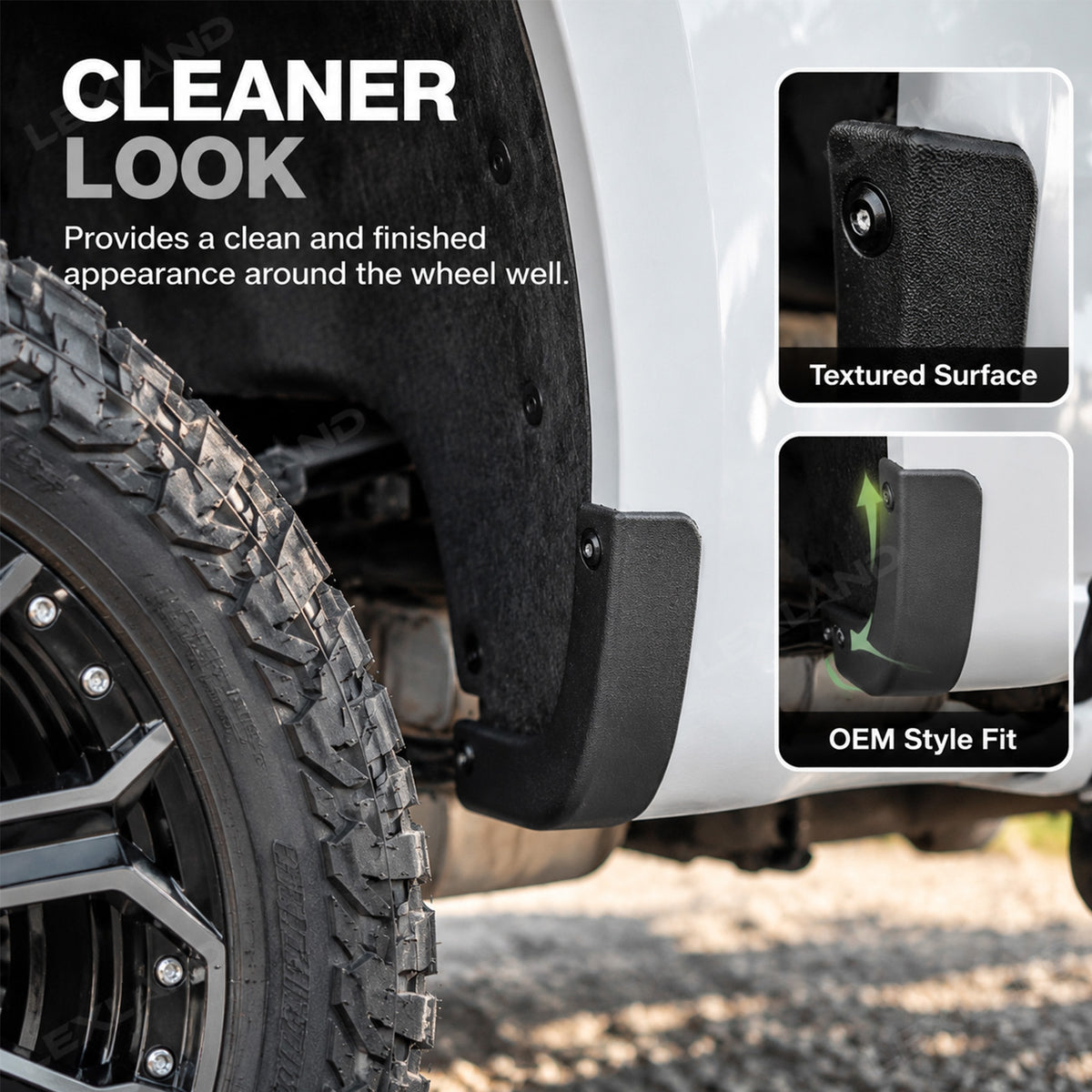 Silverado 1500 Fender Mud Flaps Mud Guards Splash Guards 4PCS for Chevrolet