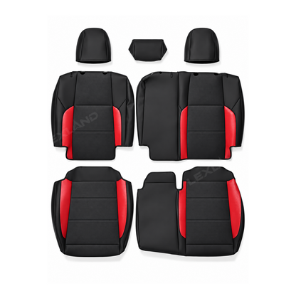 Tacoma /4Runner Seat Covers Carbon Fiber Style Seat Protector Interior Trim Upgrade for Toyota