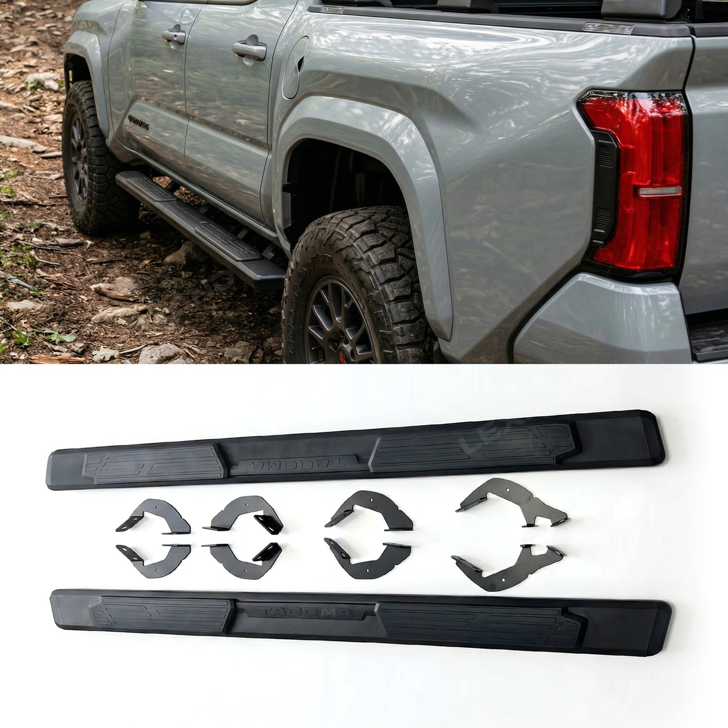 Tacoma Running Boards Aluminum Alloy Side Steps Nerf Bars for Toyota