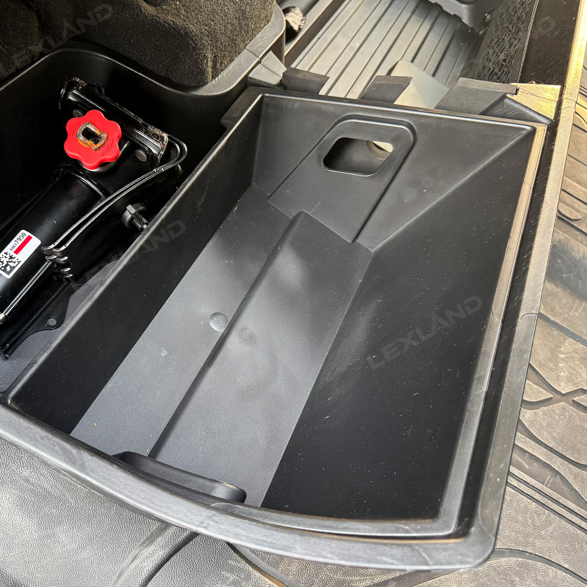 Silverado 1500/2500/3500HD Under Seat Organizer Tray ABS Rear Seat Storage Box