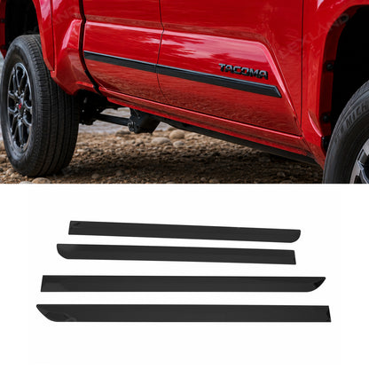 Tacoma Door Body Side Molding Trim Protector Stainless Steel Exterior Side Door Accent Trim 4PCS