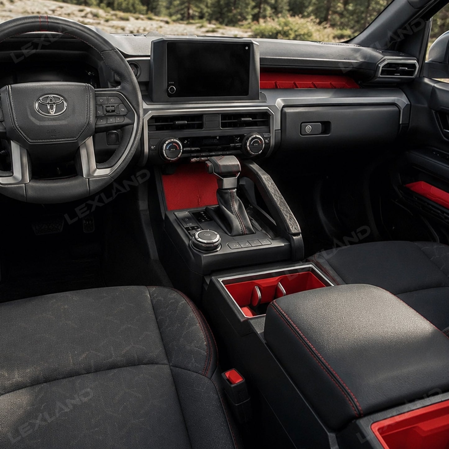 Tacoma/4Runner Interior Silicone Liner Insert Interior Cover & Organizer Set for Toyota