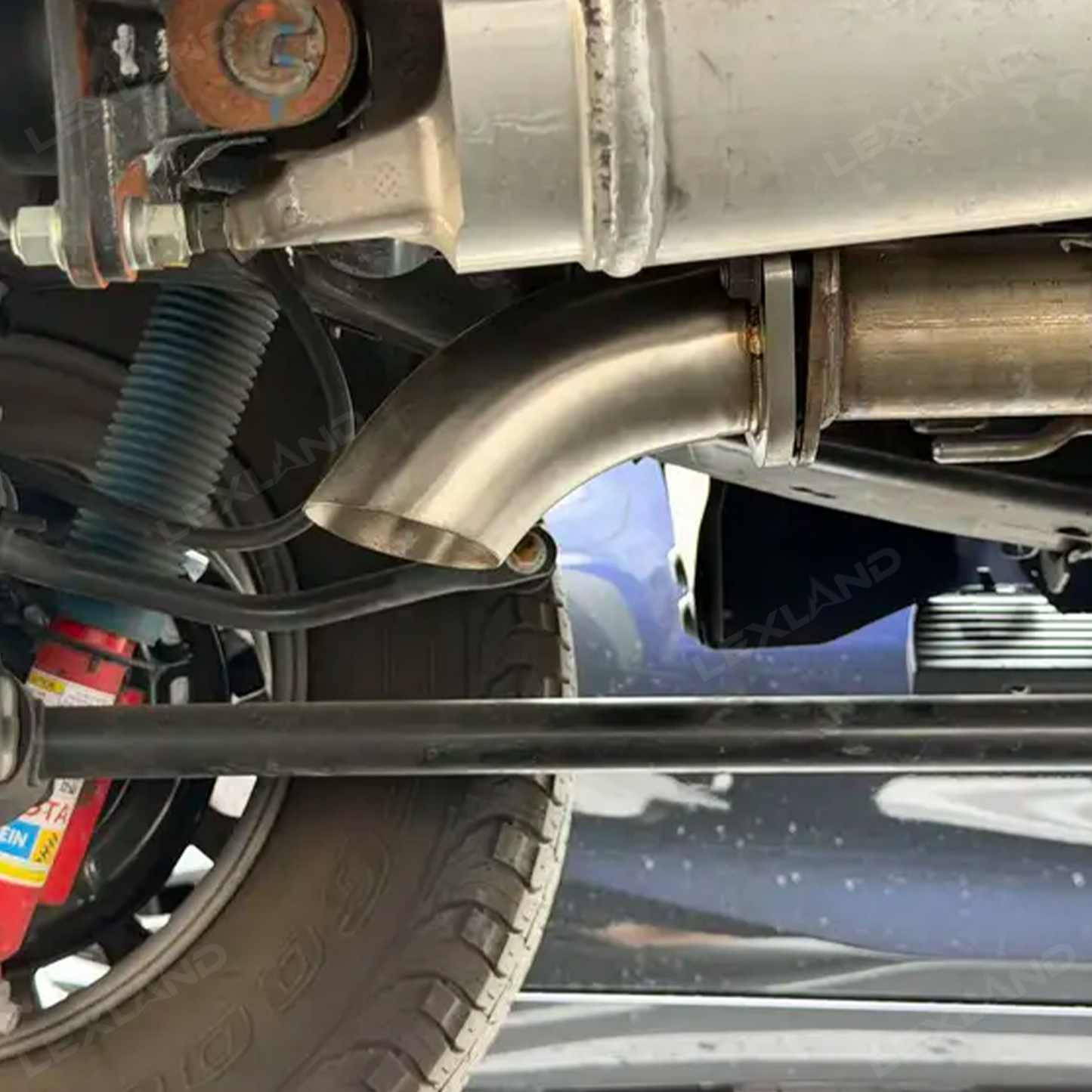 Tacoma Exhaust Tip Off-Road Trail Pipe Stainless Steel Exhaust 2.0 for Toyota