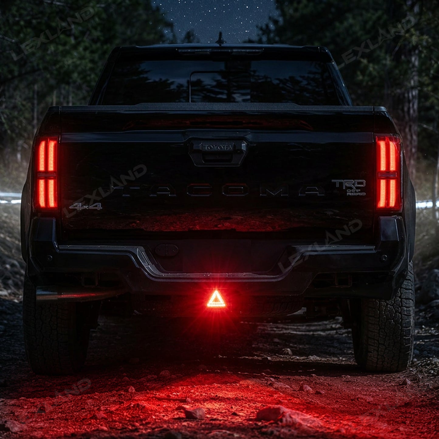 Tacoma Tow Hitch Receiver Brake Tail Light Hitch Mount LED Pod Reverse Kit for Toyota