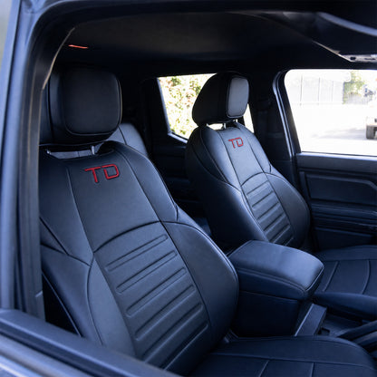 Tacoma /4Runner Seat Covers Embossed Seat Protector with TRD Style for Toyota