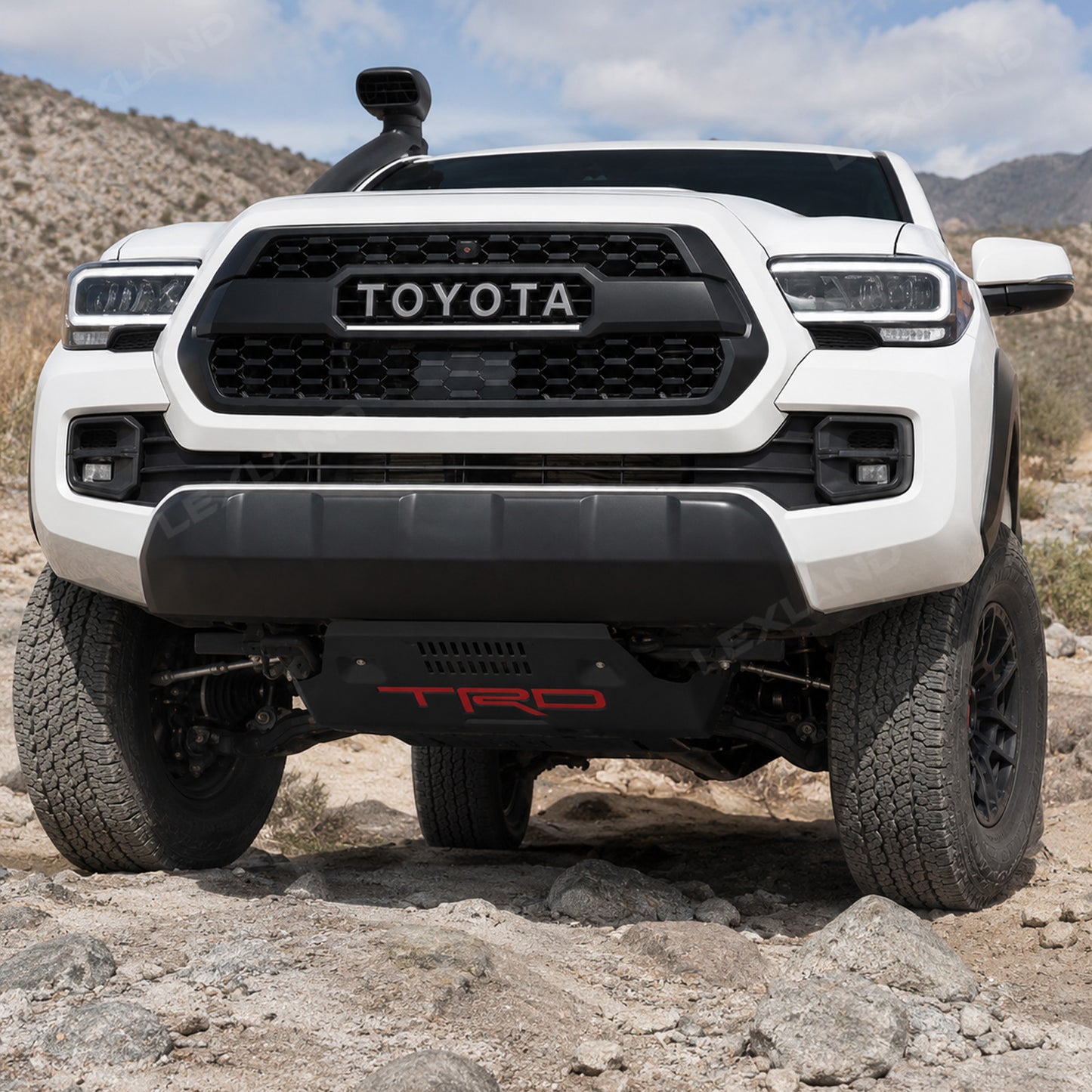 Tacoma Skid Plate Aluminum Front Engine Guard TRD Style Underbody Protector