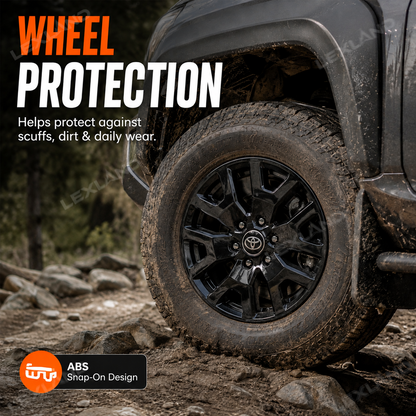 Tacoma SR5 17'' Wheel Covers OEM-Style Hubcaps 4PCS Snap-On Installation for Toyota