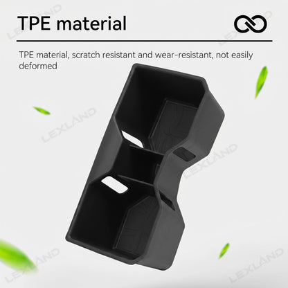 Tacoma Cup Holder Inserts Center Console & Rear Armrest Drink Holder Organizer 2PCS for Toyota