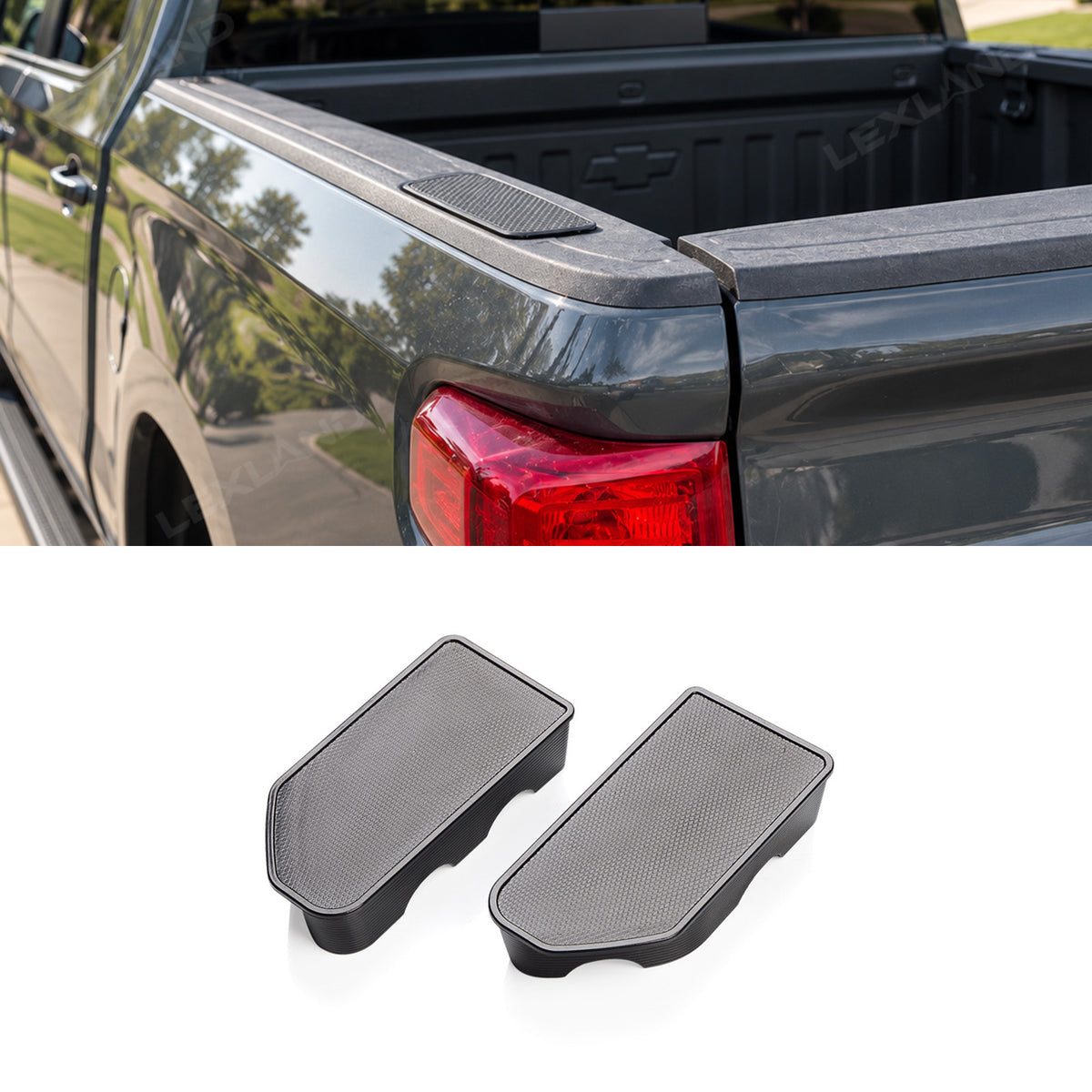 Silverado 1500 Rear Bed Stake Pocket Covers Rail Hole Plugs Stake Pocket Caps