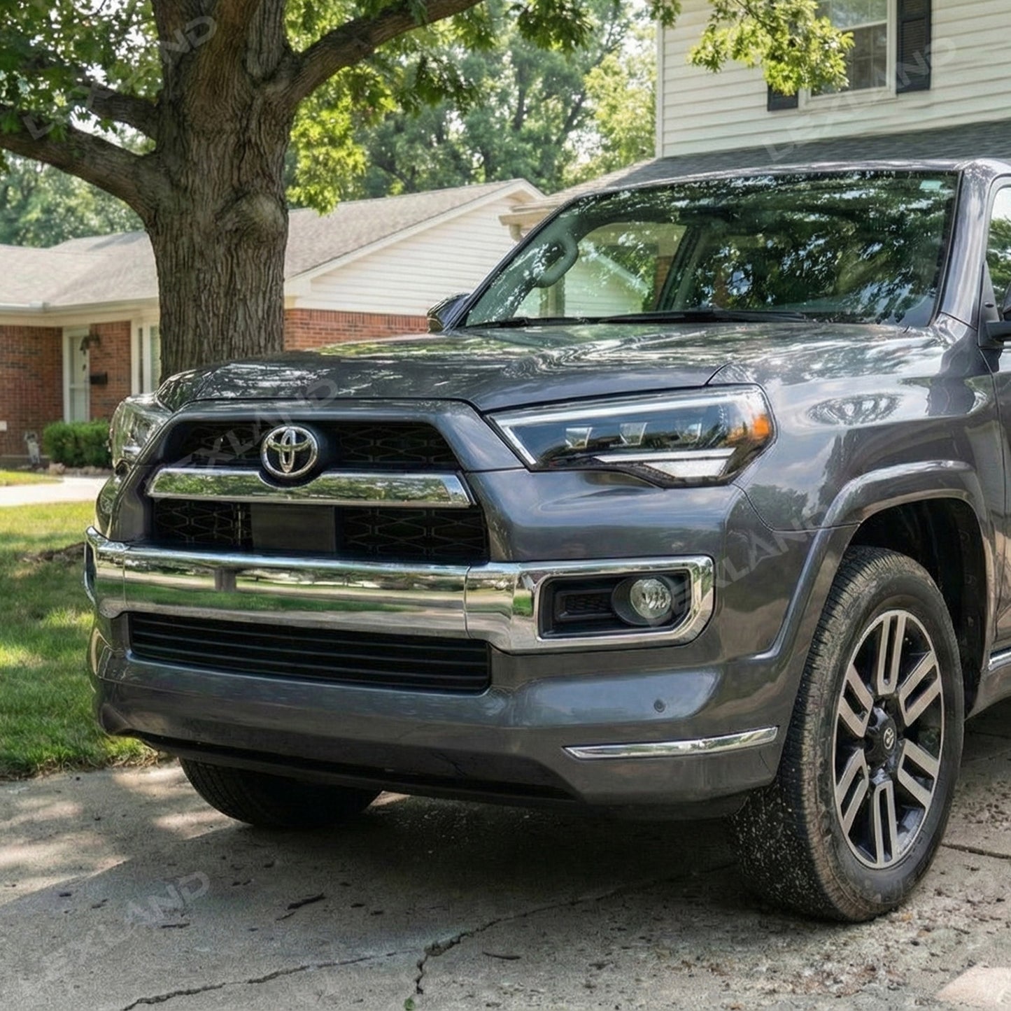 4Runner LED Headlights Front Head Lamp Replacement Kit with Sequential Turn Signal