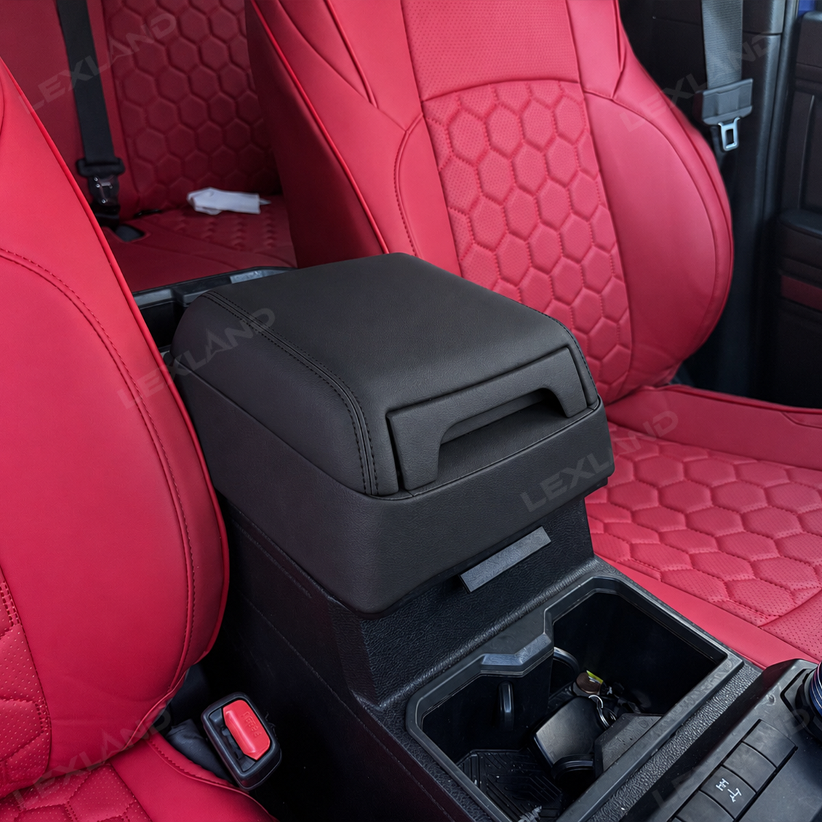 Tacoma/4Runner Armrest Pad Center Console Armrest Cover Riser with Hidden Storage Drawer
